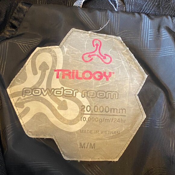 Powder room TRILOGY Plaid Snowboard Ski Jacket 20,000mm, RECCO - Picture 3 of 3